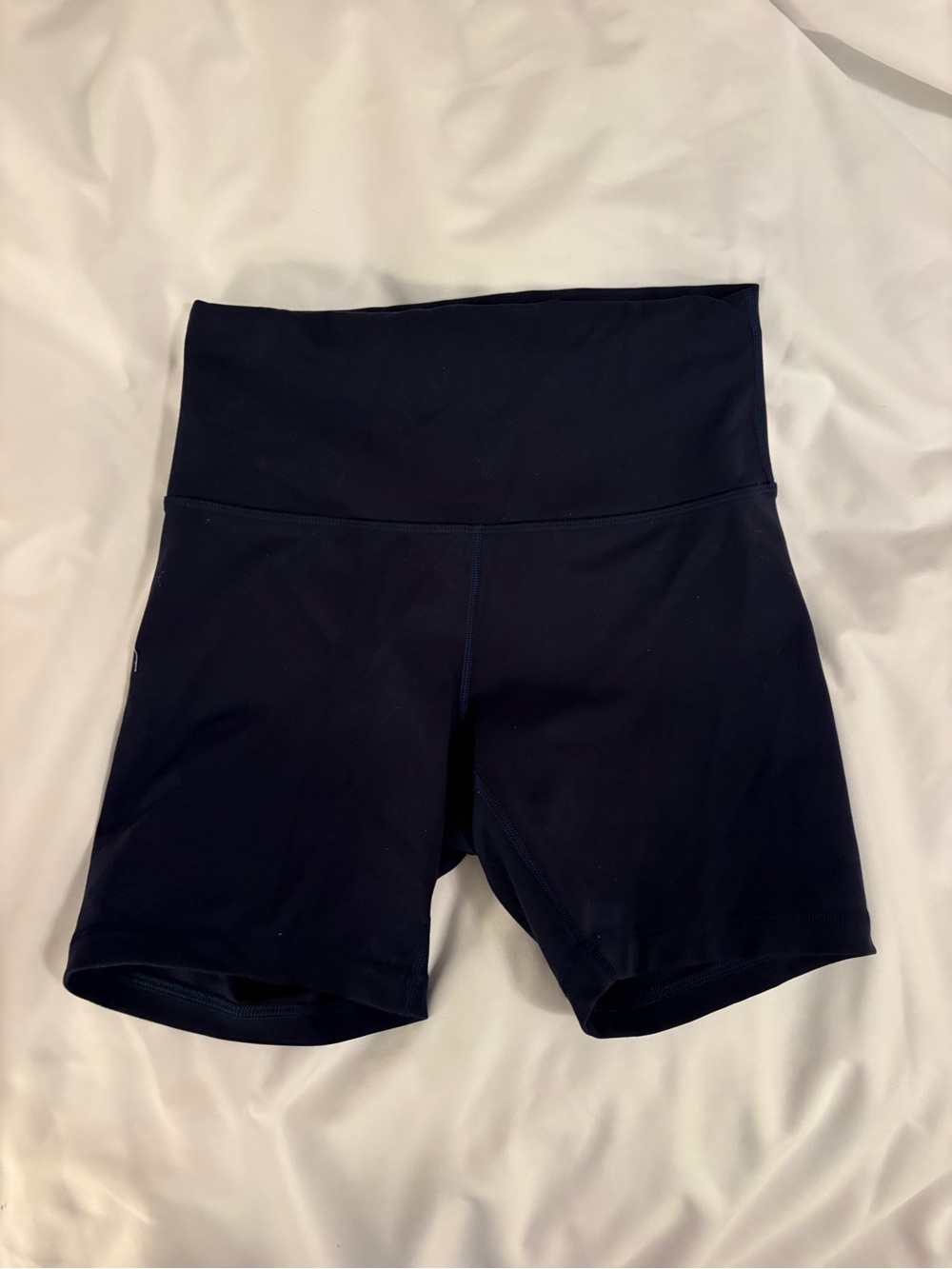 High-Waist Navy Women’s Lululemon Align Shorts